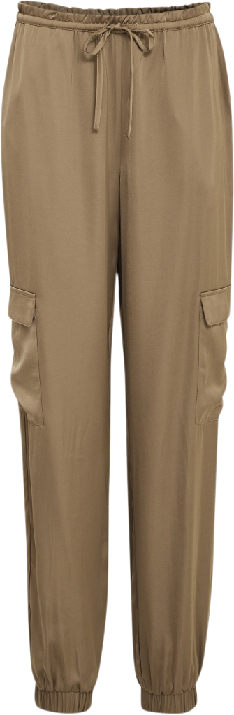 Se Minus Selva Mid Waisted Cargo Pant Kvinde Ermine Brown Cargo Bukser Str 34 - hos Magasin ved Magasin