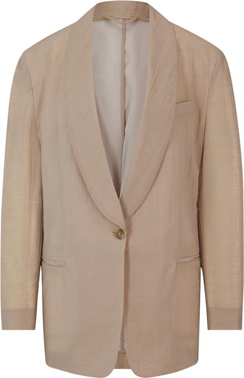 BOSS Jigago2 Kvinde Open Beige Blazere Str 34 - hos Magasin