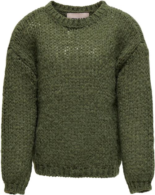 Se ONLY Kognewnordic Life LS Oneck KNT Str 146/152 - Winter Moss Strik hos Magasin ved Magasin