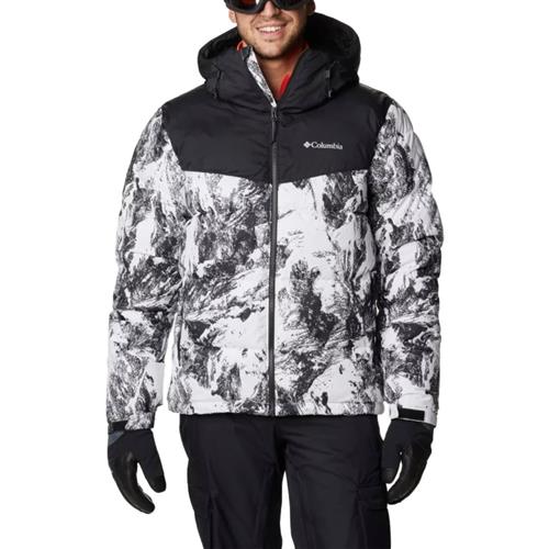 Columbia Iceline Ridge Jacket Mand White Vinterjakker Str S - Polyester hos Magasin