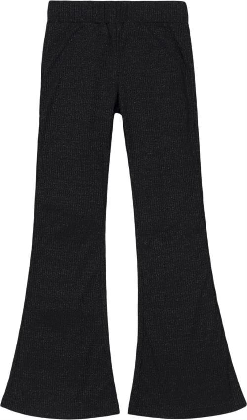 Se The New Tningeborg Flared Pants Str 122-128 cm/7-8 år - Black Beauty Bukser Polyester hos Magasin ved Magasin