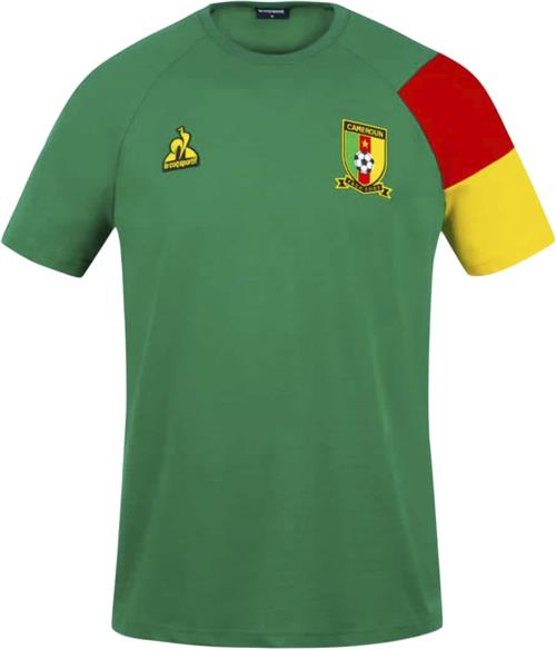 Le Coq Sportif Cameroun Presentation TEE SS M Kvinde White Kortærmede T-shirts Str M - Bomuld hos Magasin