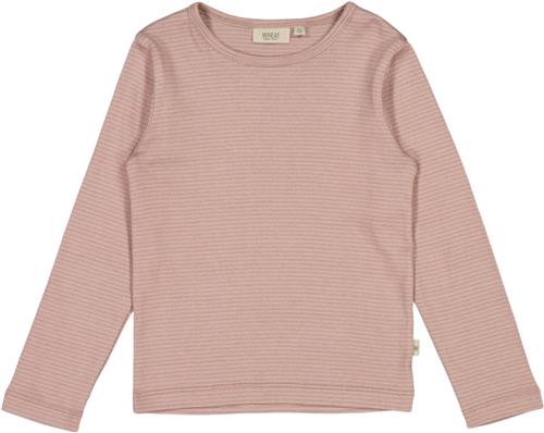 Se Wheat Langærmet Tshirt Nor Str 3 år / 98 cm - Lilac Stripe Langærmede T-shirts Bomuld hos Magasin ved Magasin