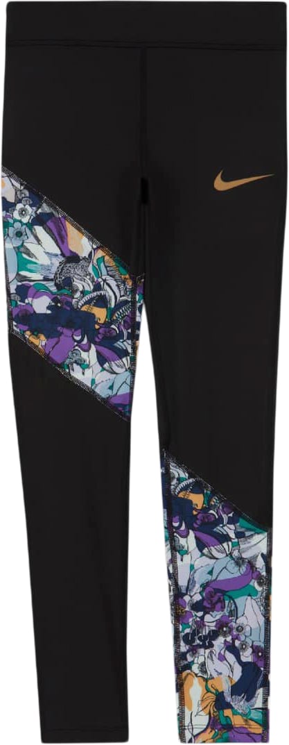 Nike Nike ONE BIG Kids' (Girls') TR Str 122-128 / XS - Black Leggings Polyester hos Magasin