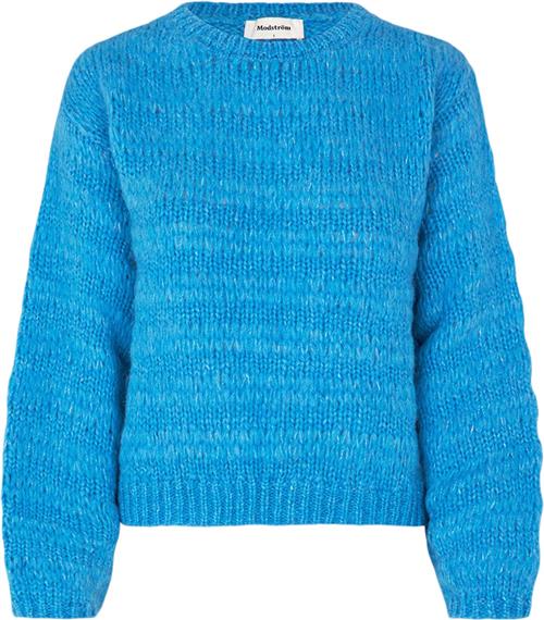 Se Modström Grovermd Oneck Kvinde Bonnie Blue Sweaters Str S - Uld hos Magasin ved Magasin