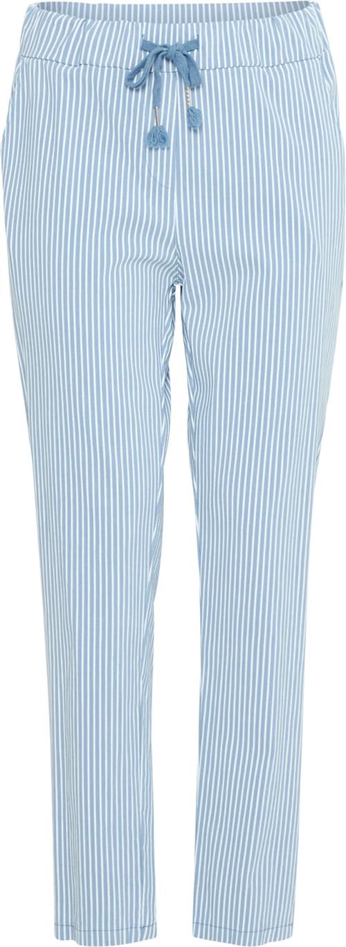 Sorbet Sblinear Pant Kvinde Rain Washed Bukser Med Smalle Ben Str L - hos Magasin