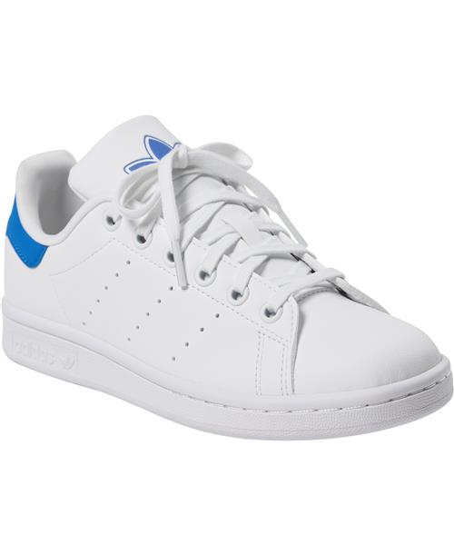 Se adidas Originals Stan Smith J Ftwwht/ftwwht/blu Sneakers Str 38 - hos Magasin ved Magasin