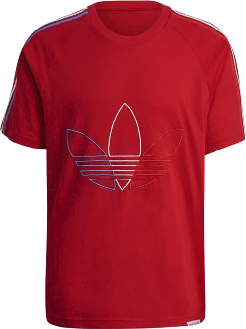 Se adidas FTO TEE Mand Red Kortærmede T-shirts Str M - Bomuld hos Magasin ved Magasin