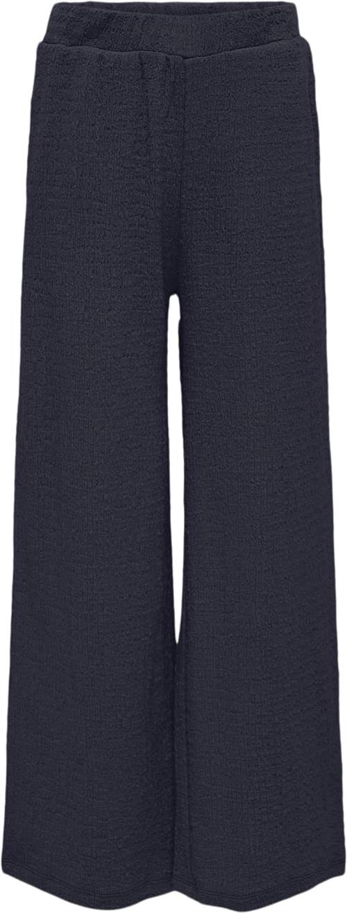 Se ONLY Kogemma Structure Wide Pant FF JRS Str 158 - Blå Bukser hos Magasin ved Magasin