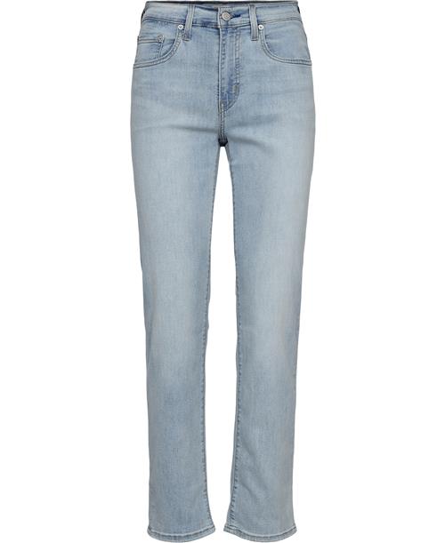 Levi's 724 High Rise Straight Cool BR Kvinde Blå Skinny Jeans Str W27 / L32 - hos Magasin