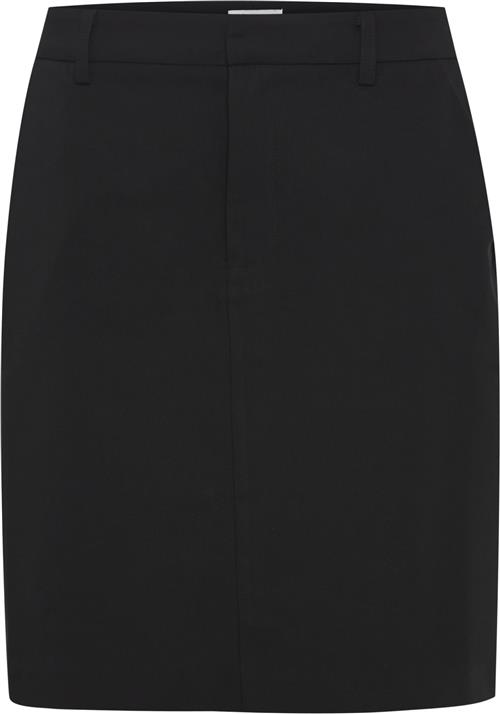 PULZ Jeans Pzbindy HW Skirt Kvinde Black Beauty Korte Nederdele Str 38 - hos Magasin