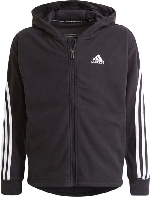 adidas Future Icons Primegreen Polar Fleece 3ipes Hættetrøje 116 - Sweatshirts & Hættetrøjer Polyester hos Magasin