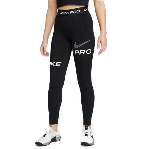 Se Nike Pro Drifit Mid-rise Full-length Graphic Tights XL - Tights Polyester hos Magasin ved Magasin