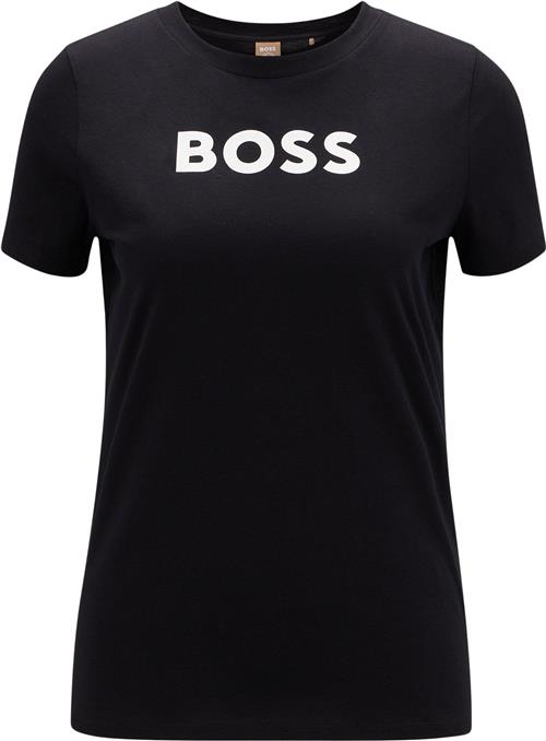 BOSS Boss Women Business Leisure Jersey Kvinde Sort Kortærmede T-shirts Str XS - hos Magasin