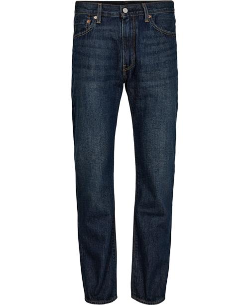 Se Levi's 555 Relaxed Straight UP THE SC Mand Dark Indigo - Worn In Jeans Relaxed Fit Str W30 / L30 - hos Magasin ved Magasin