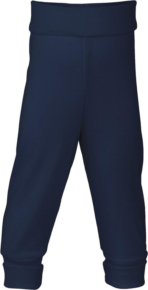 Engel Natur Babypants, Long, With Waistband, Gots - Navy-blue - 50/56 Str 50-56 - Navy Bukser Silke hos Magasin