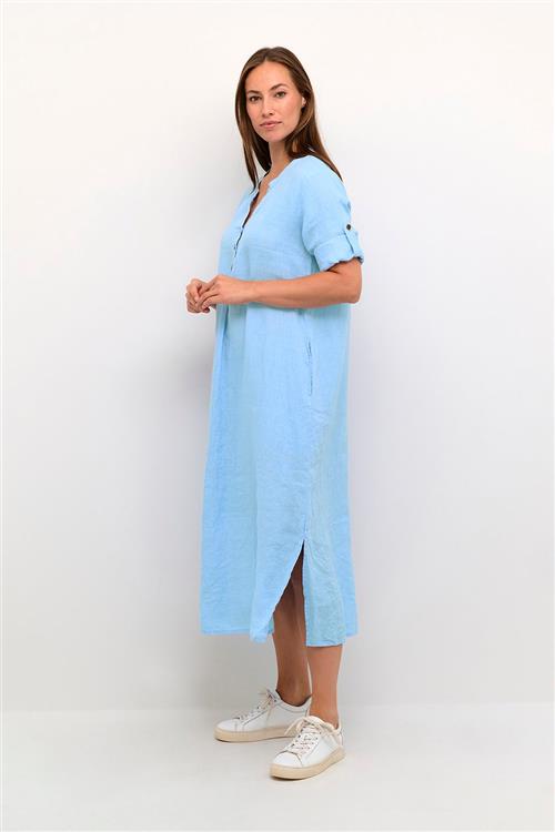 Cream Crbellis Caftan Dress Mollie Fit Kvinde Placid Blue Melange Midi Kjoler Str L/XL - hos Magasin