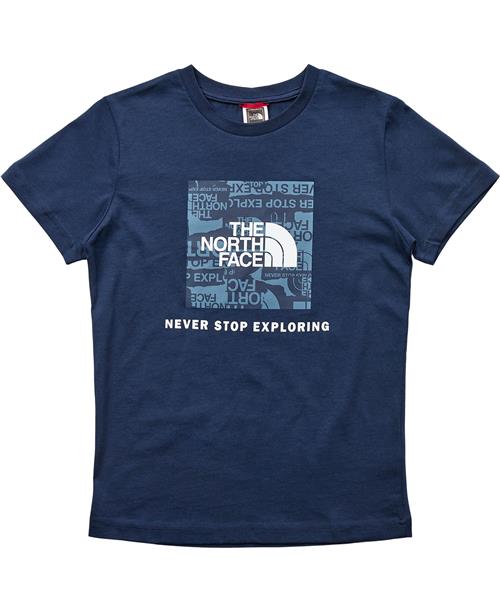 The North Face B S/S Redbox TEE Summit Navy Str XL - Summit Navy Kortærmede T-shirts Bomuld hos Magasin