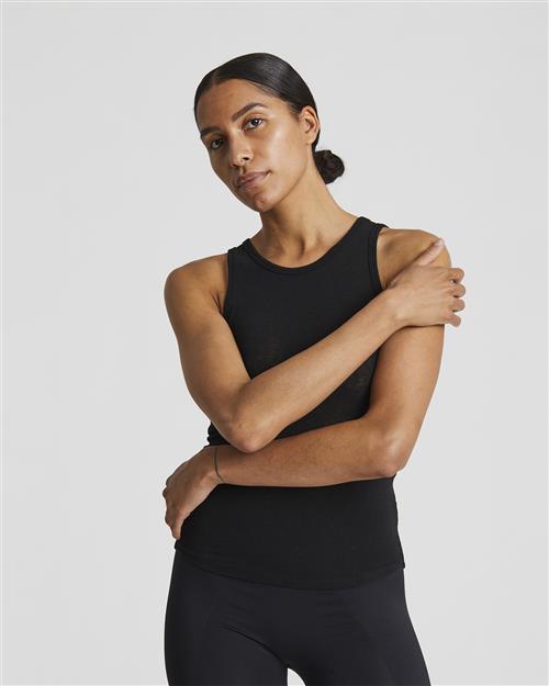 Gai&Lisva Alberte Wool Top Kvinde Black Tanktoppe Str S - Uld hos Magasin