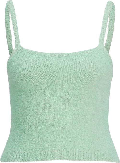 JJXX Jxolivia TOP Knit Kvinde Grayed Jade Toppe Str XS - hos Magasin