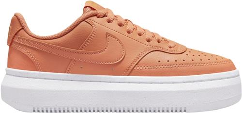 Se Nike Court Vision Alta Leather Sneakers Kvinde Orange Sneakers Str 40 - Læder hos Magasin ved Magasin