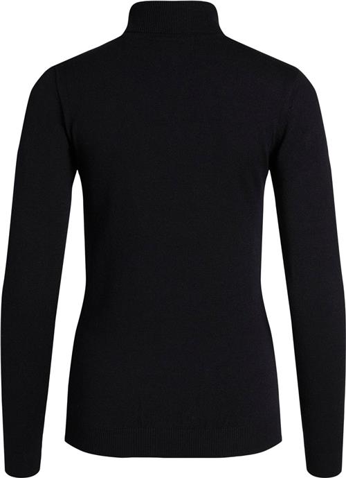 Object Objthess L/S Rollneck Knit Pullover Kvinde Black Rullekraver Str S - hos Magasin