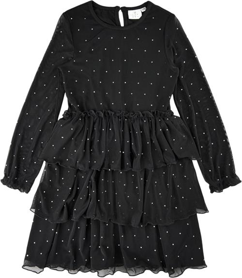 The New Tnmaise L_S Dress Str 134-140 cm/9-10 år - Black Beauty Kjoler Polyester hos Magasin