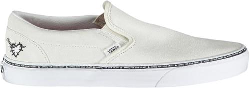 Vans ua Classic Slipon Mand Light Gray/white Sneakers Str 42 - hos Magasin