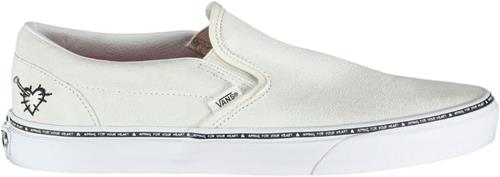 Vans ua Classic Slipon Mand Light Gray/white Sneakers Str 46 - hos Magasin