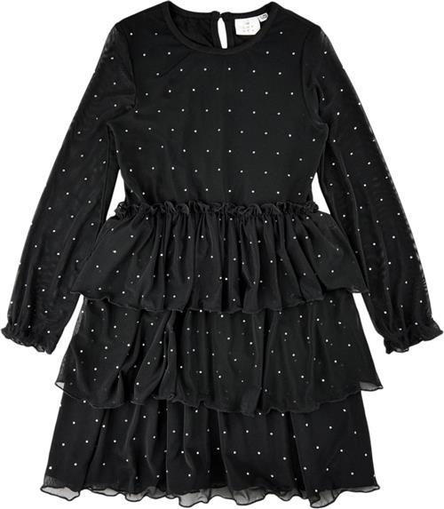 The New Tnmaise L_S Dress Str 110-116 cm/5-6 år - Black Beauty Kjoler Polyester hos Magasin