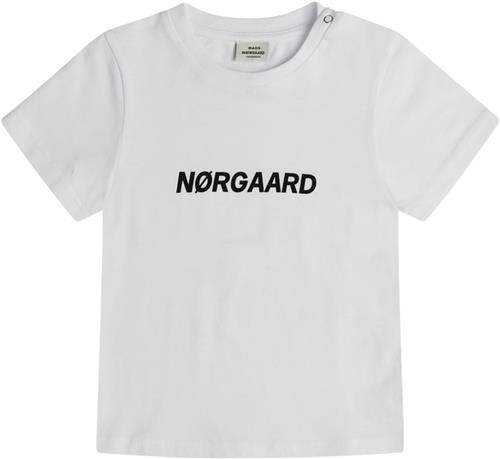 Mads Nørgaard - Copenhagen Single Favorite Taurus Str 104 - Hvid Kortærmede T-shirts Bomuld hos Magasin