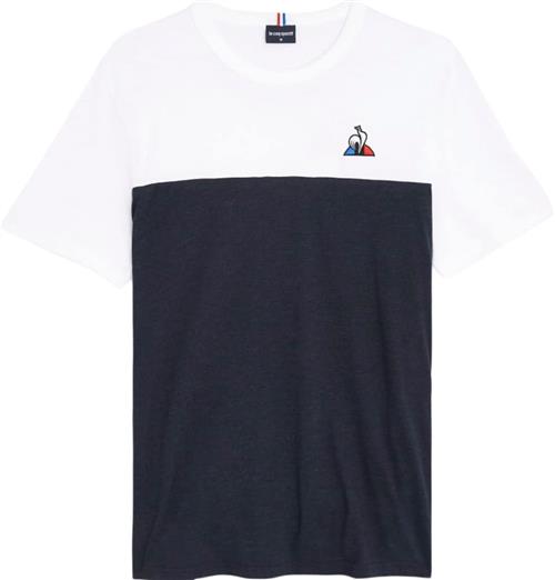 Le Coq Sportif Saison 1 TEE SS N°2 M N.Optica Mand White Kortærmede T-shirts Str S - Bomuld hos Magasin