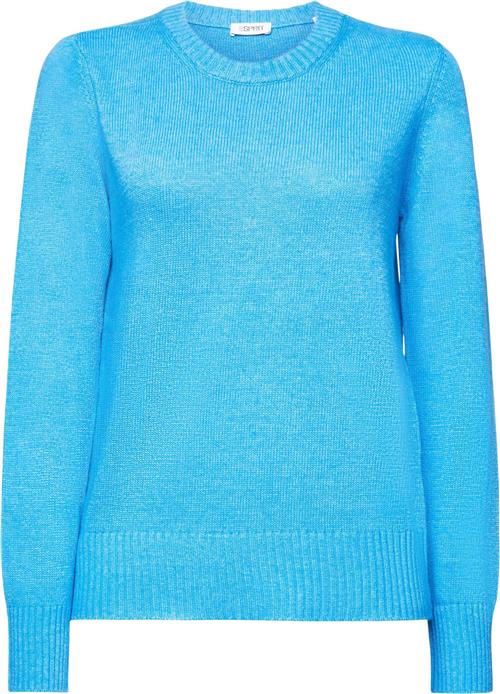 Esprit Small Crew Cash Kvinde Blue Sweaters Str M - hos Magasin