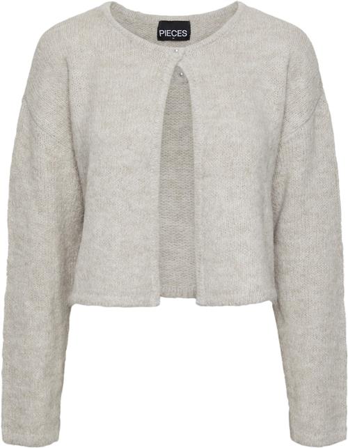 Pieces Pcruno LS Knit Cardigan BC Kvinde Dove Cardigans Str XS - hos Magasin