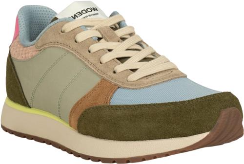 Woden Ronja Kvinde Stone Multi Sneakers Str 40 - Læder hos Magasin