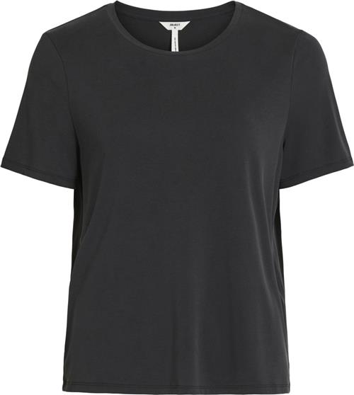 Object Objannie S/S Tshirt Noos Kvinde Black Kortærmede T-shirts Str L - hos Magasin