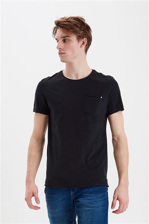 Blend Bhnoel Tee Noos Mand Black Kortærmede T-shirts Slim Fit Str XL - hos Magasin