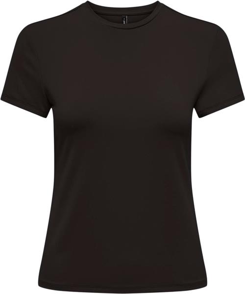 ONLY Onlea S/S TOP Oneck JRS Noos Kvinde Chocolate Torte Kortærmede T-shirts Str XS - hos Magasin