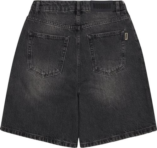 Se Woodbird Wbmaggie Eclipse Shorts Kvinde Grey-black Denim Shorts Str 30 - hos Magasin ved Magasin