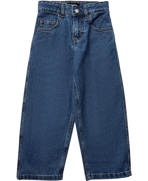 Molo Aiden Str 8 år / 128 cm - Blå Jeans hos Magasin