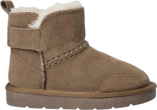 Sofie Schnoor Suede Boot Dark Sand Støvler Str 27 - hos Magasin