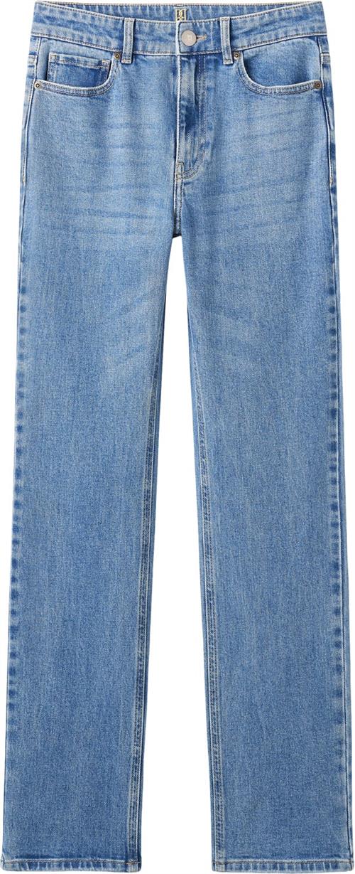 By Malene Birger Stellen Kvinde Denim Blue Straight Jeans Str 30 - Denim hos Magasin