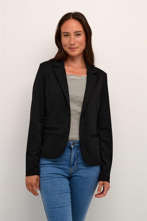 Se Kaffe Kajenny Blazer Kvinde Black Deep Blazere Str S - Polyester hos Magasin ved Magasin