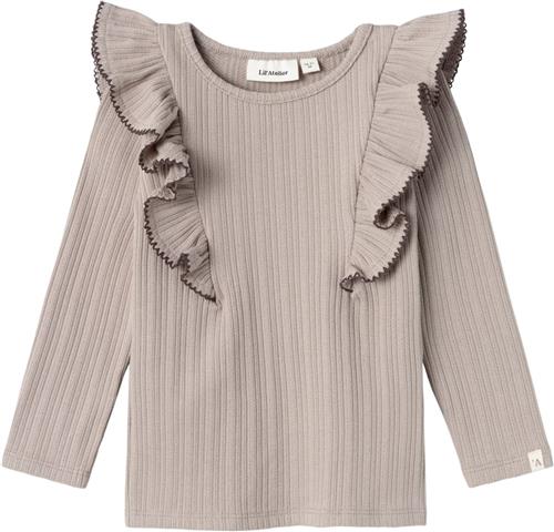 Se Lil' Atelier Nmfnara LS Slim TOP LIL Str 98 - Etherea Bluser hos Magasin ved Magasin