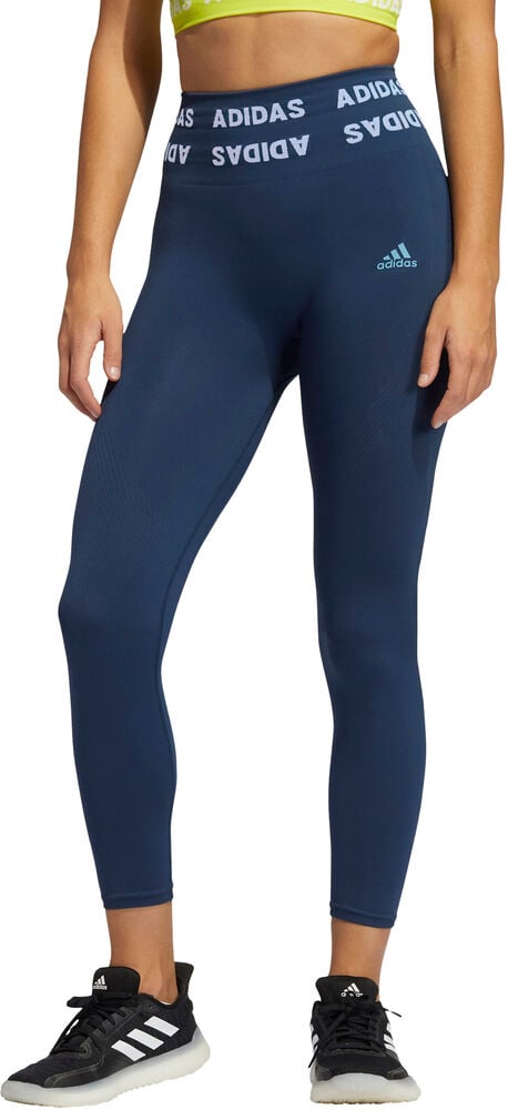 Se adidas Training Aeroknit 7/8 Highrise Tights XS - Tights Bomuld hos Magasin ved Magasin