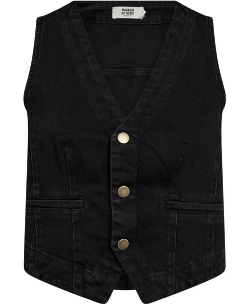 Magasin du Nord Collection Magasin Esme 4G Kvinde Dark Worn Denim Veste Str XS