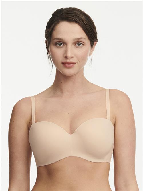 Chantelle Norah Bandeau Tshirt bra Stropløse Bh'er Str G 80 - hos Magasin