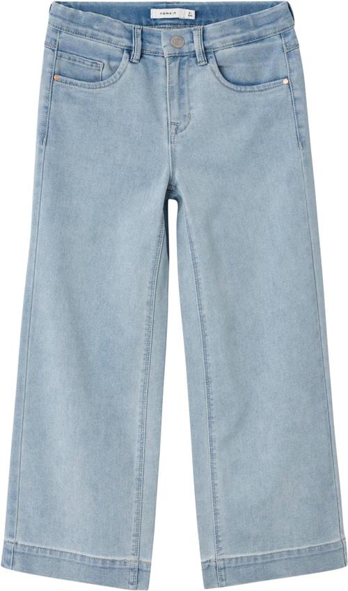 Name It Nkfrose HW Wide Jeans 1356on Noos Str 134 - Blå Jeans hos Magasin