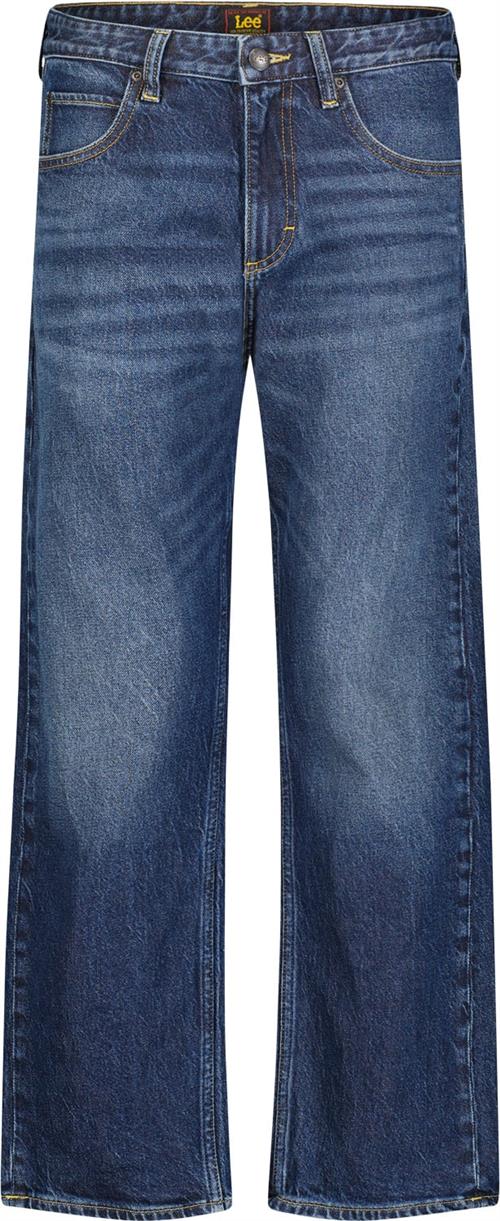 Se Lee Rider Classic Kvinde Medium Denim Wide Jeans Str 27/31 - Bomuld hos Magasin ved Magasin