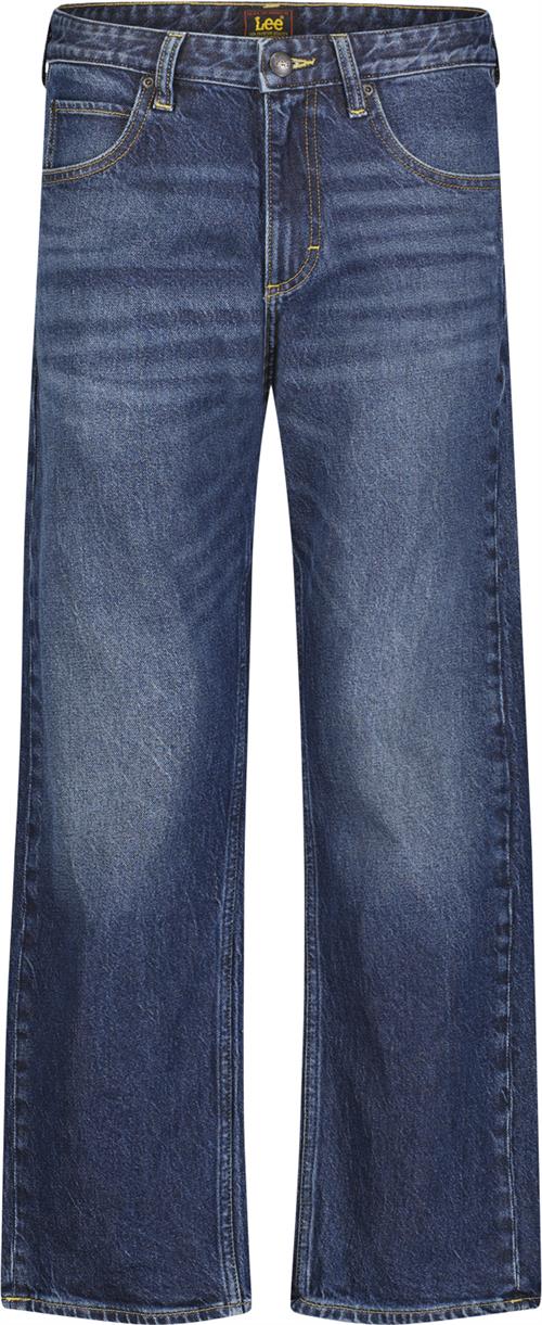 Lee Rider Classic Kvinde Medium Denim Wide Jeans Str 31/31 - Bomuld hos Magasin